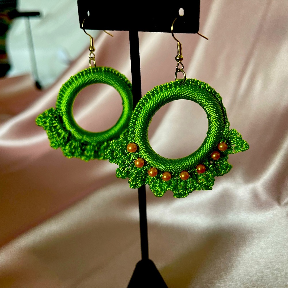Crochet earrings